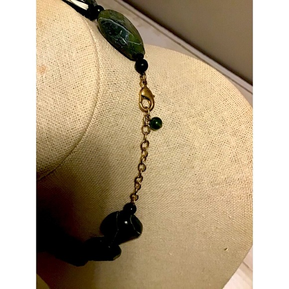 Serpentine Artisan Necklace Handcrafted 💚GORGEOUS HEALING 18”🧘‍♀️ - Picture 5 of 16
